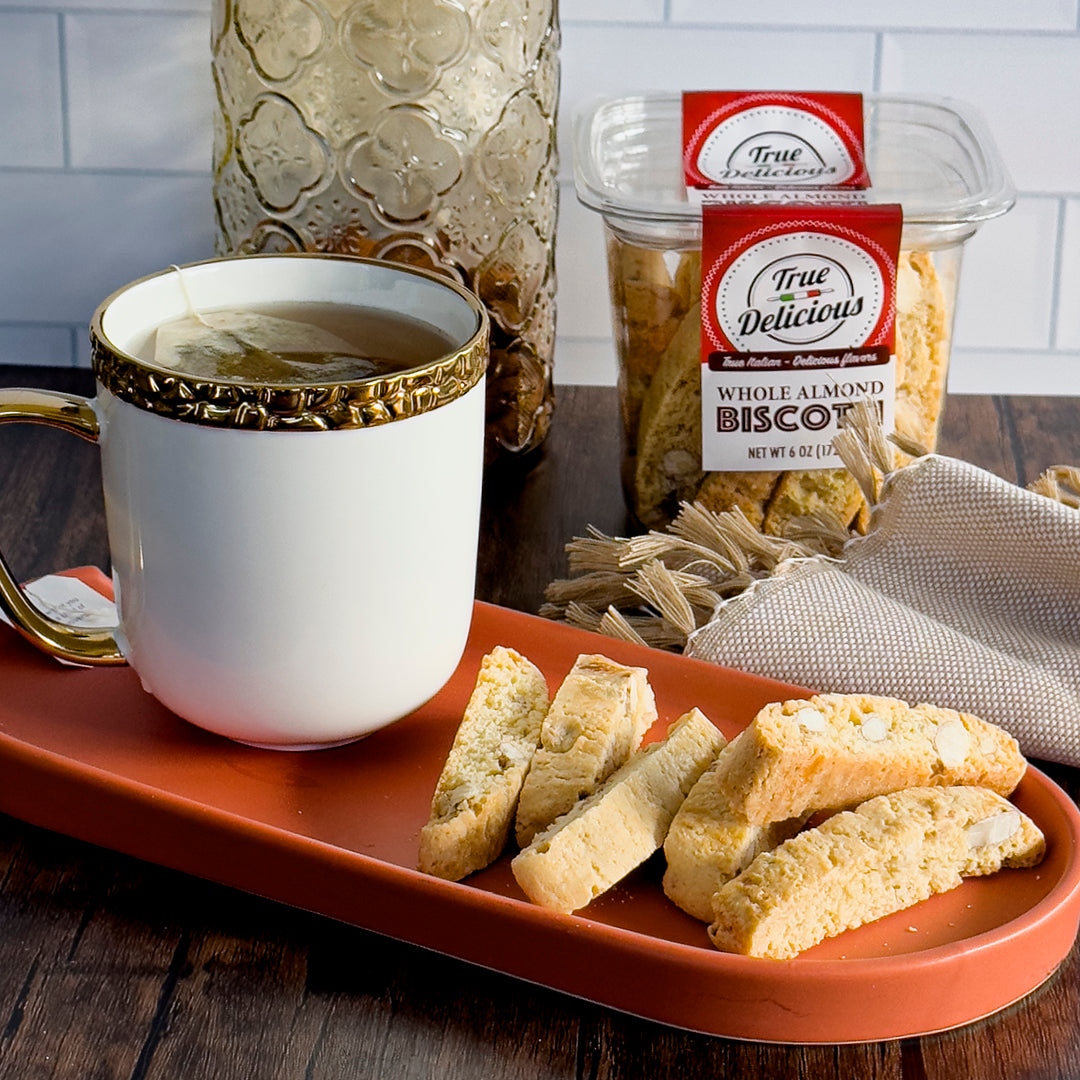 Whole Almond Biscotti - True Delicious | Authentic Italian Desserts