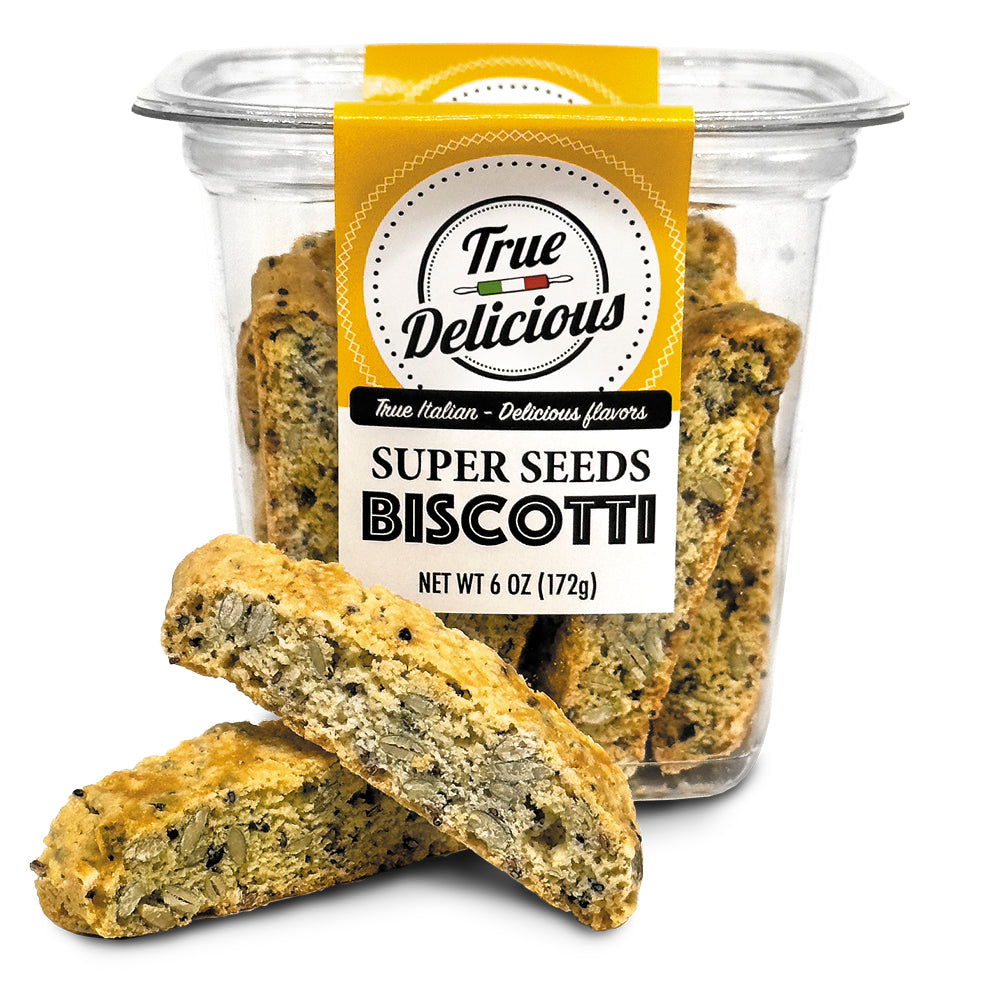 Super Seeds Biscotti - True Delicious | Authentic Italian Desserts