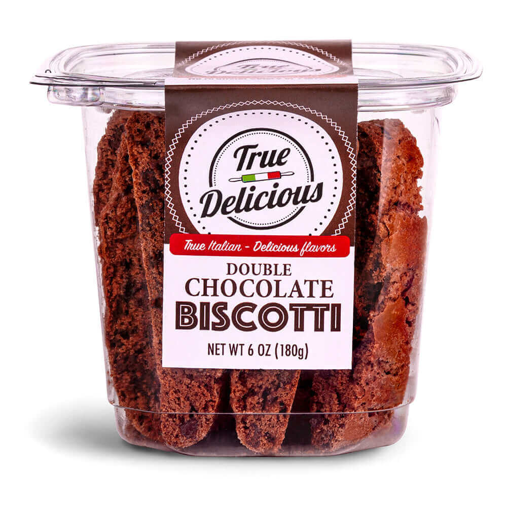 Double Chocolate Biscotti - True Delicious | Authentic Italian Desserts