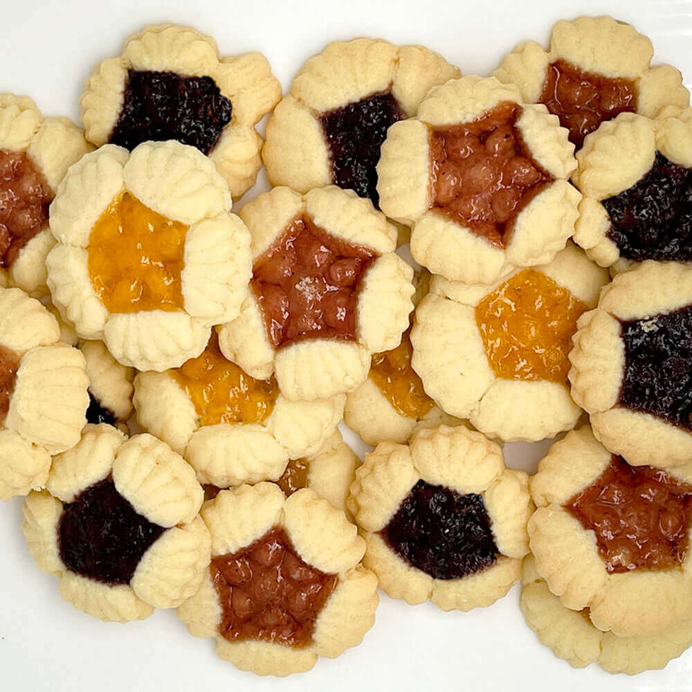 Fruit Blossoms Cookies - Assorted Flavors - True Delicious | Authentic Italian Desserts